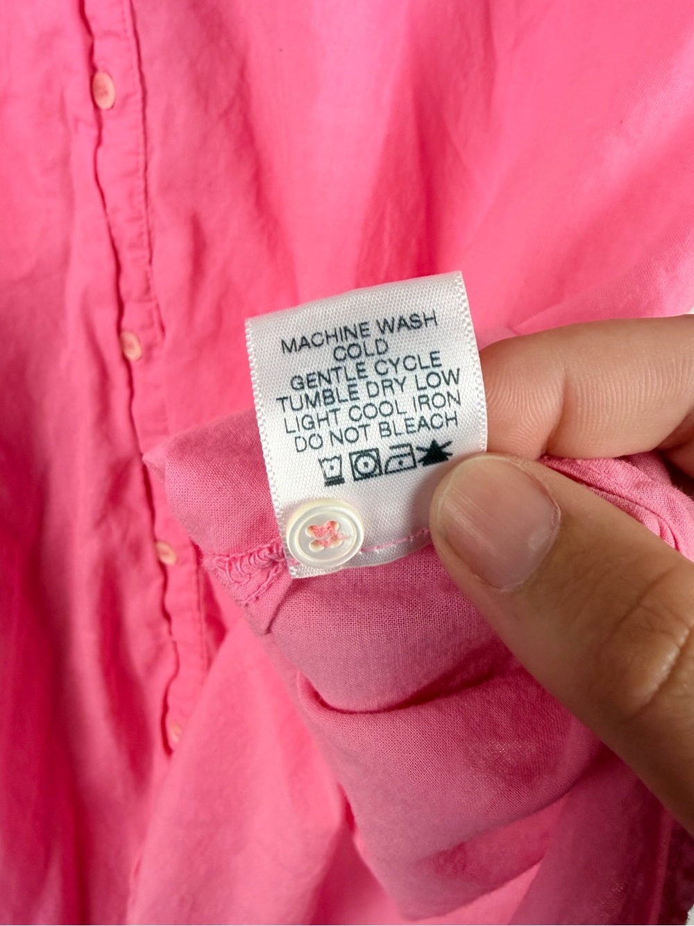 Xirena Channing shirt in hot pink size small - Picture 5 of 6